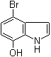 4-溴-1H-吲哚-7-醇分子结构 (CAS 1167056-91-8)