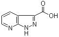 1H-Pyrazolo[3,4-b]pyridine-3-carboxylic acid molecular structure (CAS 116855-08-4)