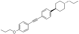 4-(trans-4-Propylcyclohexyl)-4'-propoxytolane molecular structure (CAS 116903-49-2)