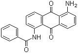 1-氨基-5-苯甲酰胺基蒽醌分子结构 (CAS 117-06-6)