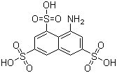 1-氨基萘-3,6,8-三磺酸分子结构 (CAS 117-42-0)