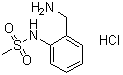 N-[2-(Aminomethyl)phenyl]methanesulfonamide hydrochloride molecular structure (CAS 1170256-90-2)