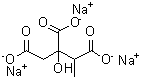 Methylcitric acid trisodium salt molecular structure (CAS 117041-96-0)