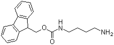 N-(4-Aminobutyl)carbamic acid 9H-fluoren-9-ylmethyl ester molecular structure (CAS 117048-49-4)