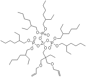 锆偶联剂 NZ 12分子结构 (CAS 117101-65-2)