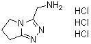 6,7-Dihydro-5H-pyrrolo[2,1-c]-1,2,4-triazole-3-methanamine hydrochloride (1:3) molecular structure (CAS 1171236-13-7)