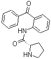 (2S)-N-(2-Benzoylphenyl)-2-pyrrolidinecarboxamide molecular structure (CAS 117186-74-0)