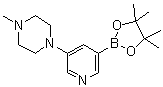 5-(4-Methylpiperazin-1-yl)pyridine-3-boronic acid pinacol ester molecular structure (CAS 1171892-37-7)