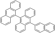 结构式 CAS# 1172087-80-7, 10-(2-萘基)-9,9'-联蒽