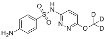 Sulfamethoxypyridazine-d3 molecular structure (CAS 1172846-03-5)