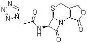 N-[(5aR,6R)-1,4,5a,6-Tetrahydro-1,7-dioxo-3H,7H-azeto[2,1-b]furo[3,4-d][1,3]thiazin-6-yl]-1H-tetrazole-1-acetamide molecular structure (CAS 1172998-53-6)