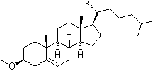 胆固醇甲基醚分子结构 (CAS 1174-92-1)