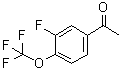 结构式 CAS# 1174006-08-6, 1-[3-氟-4-(三氟甲氧基)苯基]乙酮