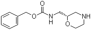 N-[(2S)-2-Morpholinylmethyl]carbamic acid benzyl ester molecular structure (CAS 1174913-73-5)