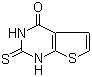 structure of CAS# 117516-97-9, 2-Thioxo-2,3-dihydrothieno[2,3-d]pyrimidin-4(1H)-on;2,3-Dihydro-2-thioxothieno[2,3-d]pyrimidin-4(1H)-one