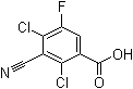2,4-二氯-3-氰基-5-氟苯甲酸分子结构 (CAS 117528-58-2)