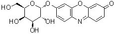 7-(alpha-D-Galactopyranosyloxy)-3H-phenoxazin-3-one molecular structure (CAS 1175532-13-4)