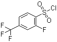 2-氟-4-(三氟甲基)苯磺酰氯分子结构 (CAS 1177009-38-9)