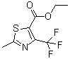 2-甲基-4-(三氟甲基)-5-噻唑羧酸乙酯分子结构 (CAS 117724-62-6)