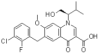 R-埃替拉韦分子结构 (CAS 1177256-05-1)