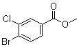 4-Bromo-3-chlorobenzoic acid methyl ester molecular structure (CAS 117738-74-6)