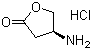 (S)-4-氨基二氢-2(3H)-呋喃酮盐酸盐分子结构 (CAS 117752-82-6)