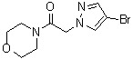 2-(4-Bromo-1H-pyrazol-1-yl)-1-(4-morpholinyl)ethanone molecular structure (CAS 1178206-51-3)