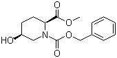 (2S,5S)-5-Hydroxy-1,2-piperidinedicarboxylic acid 2-methyl 1-benzyl ester molecular structure (CAS 117836-26-7)