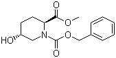 (2S,5R)-5-羟基-1,2-哌啶二甲酸 2-甲酯 1-苄酯分子结构 (CAS 117836-27-8)