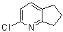 2-氯-6,7-二氢-5H-环戊二烯并[b]吡啶分子结构 (CAS 117890-55-8)