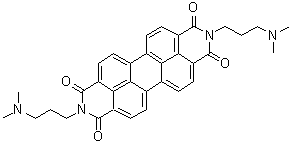 2,9-二[3-(二甲基氨基)丙基]蒽并[2,1,9-def:6,5,10-d'e'f']二异喹啉-1,3,8,10(2H,9H)-四酮分子结构 (CAS 117901-97-0)