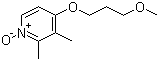 结构式 CAS# 117977-18-1, 4-(3-甲氧基丙氧基)-2,3-二甲基吡啶-N-氧化物