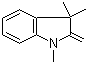 1,3,3-三甲基-2-亚甲基吲哚啉分子结构 (CAS 118-12-7)