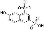 2-萘酚-6,8-二磺酸分子结构 (CAS 118-32-1)