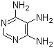4,5,6-三氨基嘧啶分子结构 (CAS 118-70-7)