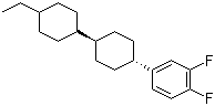 trans,trans-4-(3,4-Difluorophenyl)-4''-ethylbicyclohexyl molecular structure (CAS 118164-50-4)
