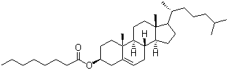 胆甾烯基辛酸酯分子结构 (CAS 1182-42-9)