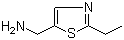 2-乙基-5-噻唑甲胺分子结构 (CAS 1183523-89-8)