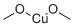 结构式 CAS# 1184-54-9, 甲醇铜（II）
