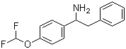 alpha-[4-(二氟甲氧基)苯基]苯乙胺分子结构 (CAS 1184261-49-1)