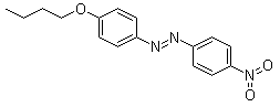 4-丁氧基-4'-硝基偶氮苯分子结构 (CAS 118524-93-9)