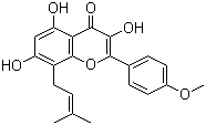 去水淫羊藿黄素分子结构 (CAS 118525-40-9)