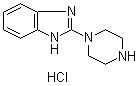 2-(1-Piperazinyl)-1H-benzimidazole hydrochloride molecular structure (CAS 1185310-36-4)