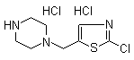 1-[(2-Chloro-5-thiazolyl)methyl]piperazine hydrochloride molecular structure (CAS 1185312-01-9)