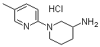 1-(5-Methyl-2-pyridinyl)-3-piperidinamine hydrochloride molecular structure (CAS 1185312-35-9)
