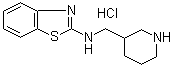 N-(3-Piperidinylmethyl)-2-benzothiazolamine hydrochloride molecular structure (CAS 1185314-67-3)