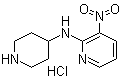 3-Nitro-N-4-piperidinyl-2-pyridinamine hydrochloride molecular structure (CAS 1185316-09-9)