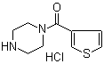 1-Piperazinyl-3-thienylmethanone hydrochloride molecular structure (CAS 1185316-61-3)