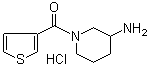(3-Amino-1-piperidinyl)-3-thienylmethanone hydrochloride molecular structure (CAS 1185316-70-4)