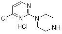 4-Chloro-2-(1-piperazinyl)pyrimidine hydrochloride molecular structure (CAS 1185316-90-8)